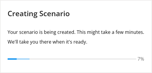 Creating a Scenario from an Automated Stack Plan