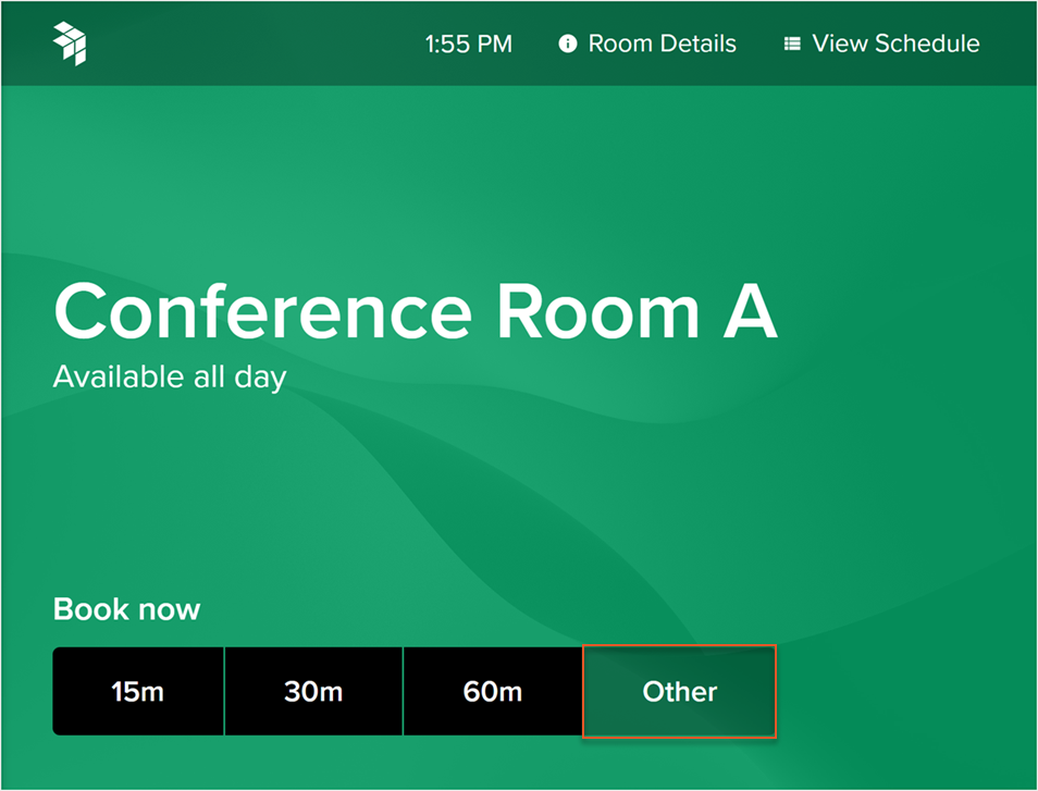 Managing Your Booking with Room Displays