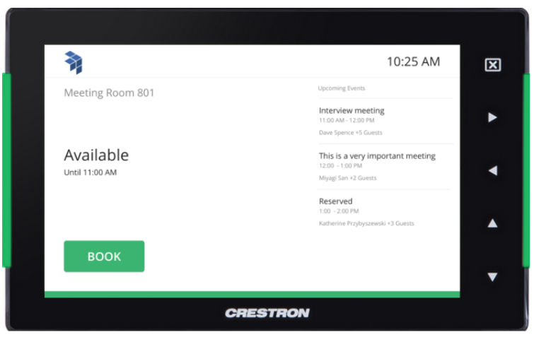 Booking Rooms using Visual Directory